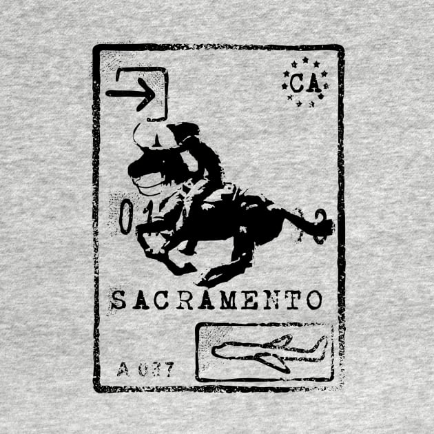 Sacramento Passport Stamp by KnuckleTonic